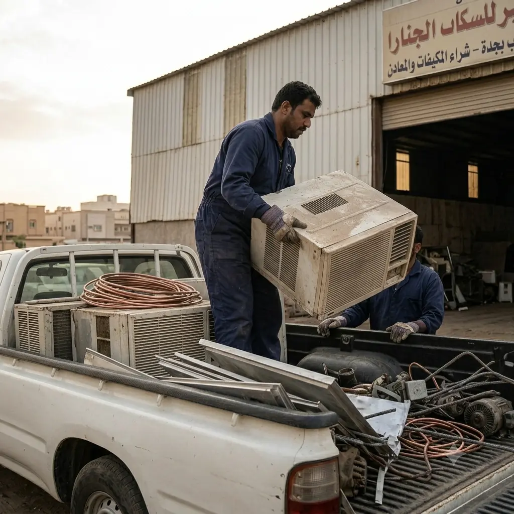 شراء سكراب مكيفات مستعملة وسبليت وشباك بجدة